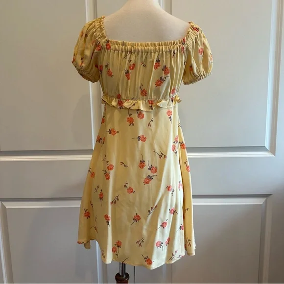FLYNN SKYE Lou Mini Dress Sunshine Blooms NWOT Size Small - Picture 3 of 6